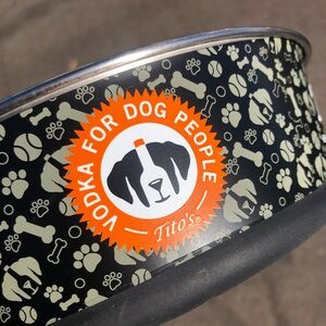 Tito's Vodka Pet Water Bowl